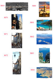 REF  MAGNET  Marseille Calanques PLANCHE 7