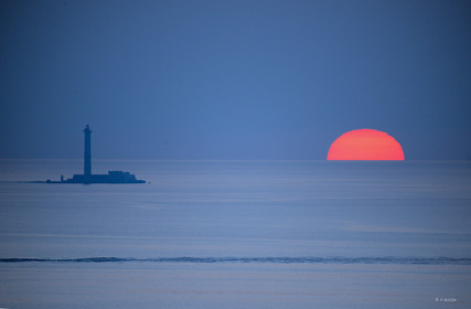MAIïRE, TIBOULEN,SOLEIL COUCHANT
