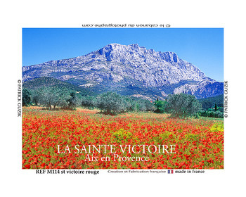 REF M114- AIX en Provence  st-victoire coquelicots rouge 8054.jpg