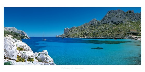 CALANQUE DE SORMIOU taille 50 X 100cm  bord blancCalanques Provence Marseille photo couleurFORMAT DISPONIBLE  taille 50 X 100cm  bord blancpas de telechargement disponible.A chaque format correspond une éditions limitée spécifique .© collection P GUZIKDISPONIBLE SUIVANT STOCK -  CRÉATION JOURNALIERE  -